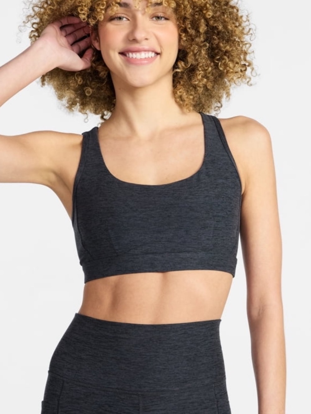 Women’s Charcoal Gray Sports Bra - size S 4-6 NWT